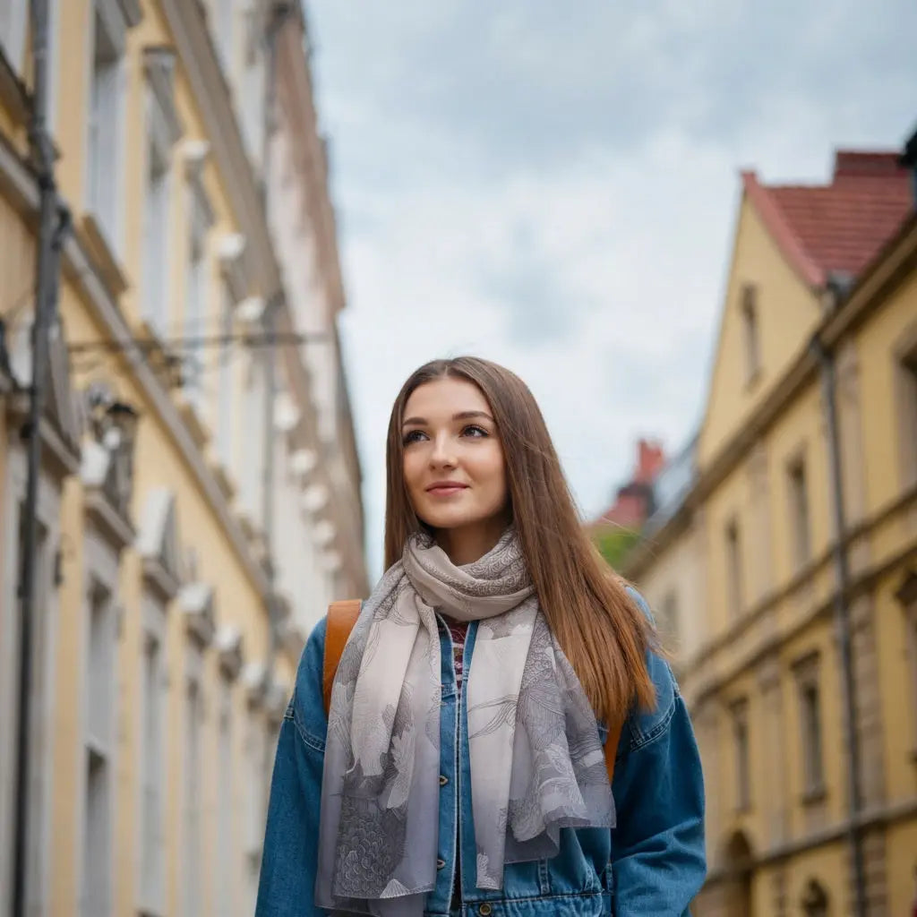 Foulard Soie - HARUKA - Coeur de Foulard