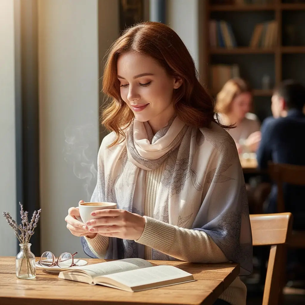 Foulard Soie - HARUKA - Coeur de Foulard