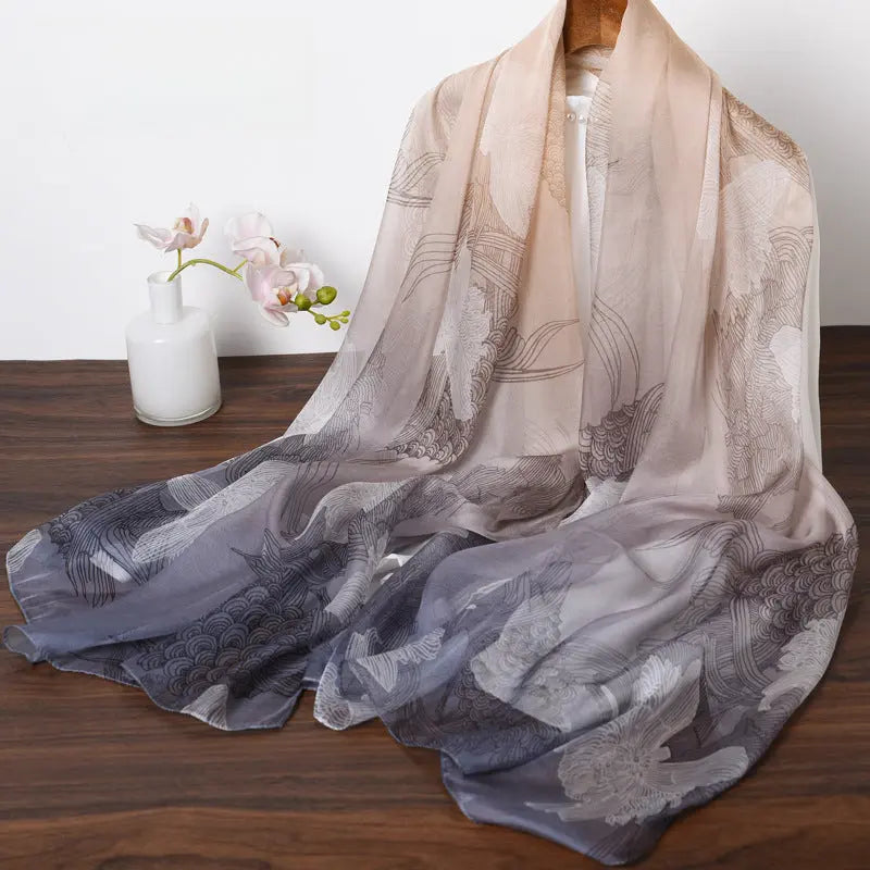 Foulard Soie - HARUKA - Coeur de Foulard