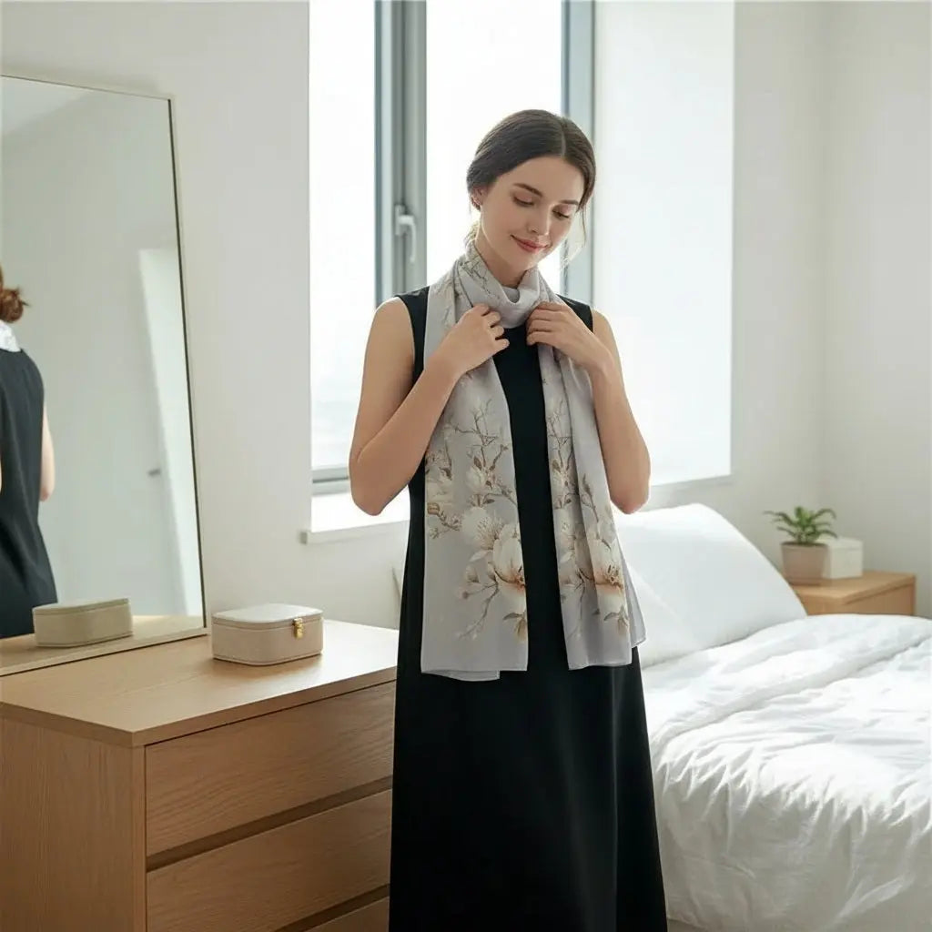 Foulard Soie - HEEJIN - Coeur de Foulard