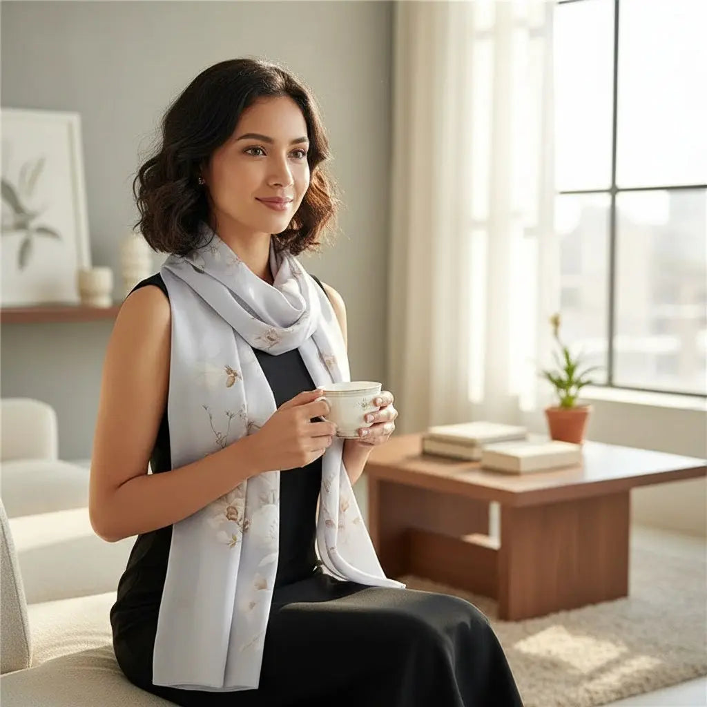 Foulard Soie - HEEJIN- Coeur de Foulard
