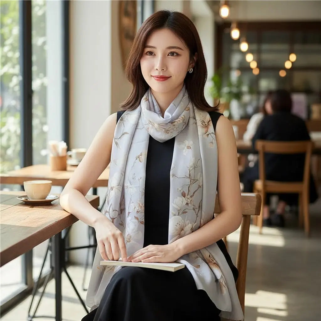 Foulard Soie - HEEJIN - Coeur de Foulard