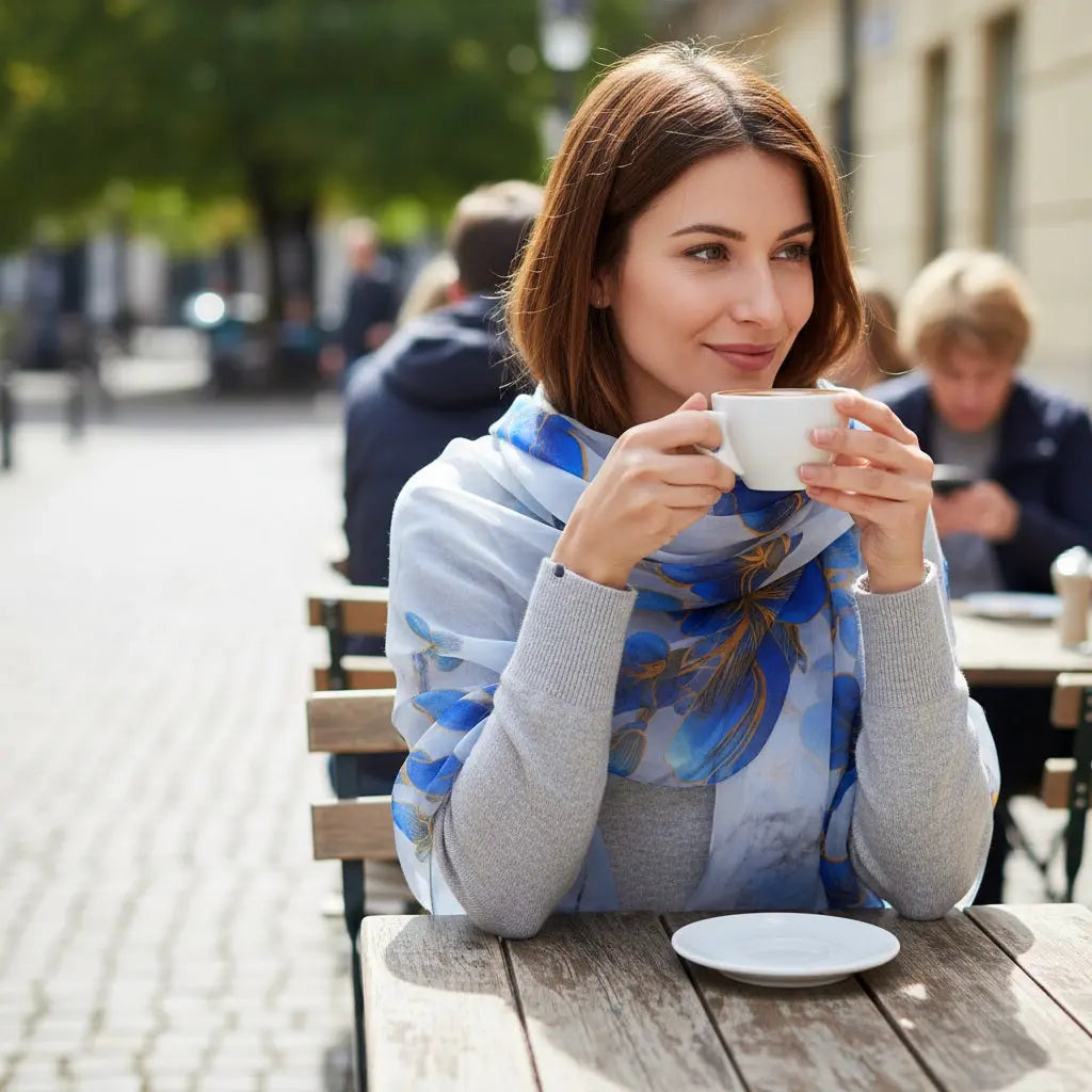 Foulard Soie - HITOMI - Coeur de Foulard