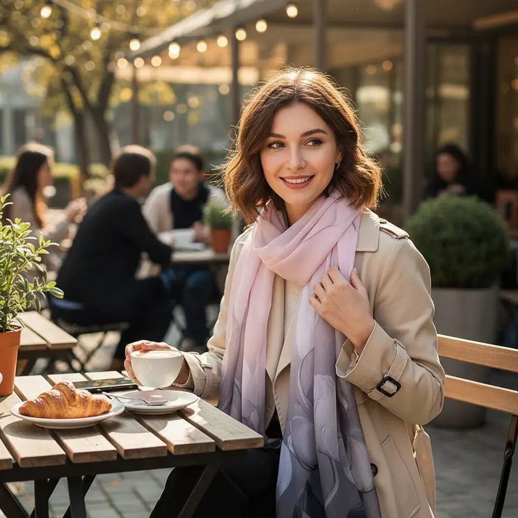 Foulard Soie - HONOKA - Coeur de Foulard