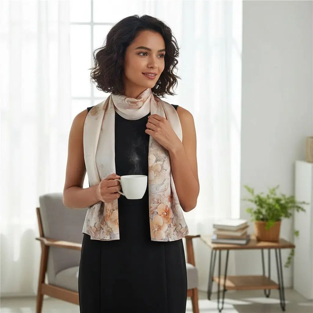 Foulard Soie - HYEBIN - Coeur de Foulard