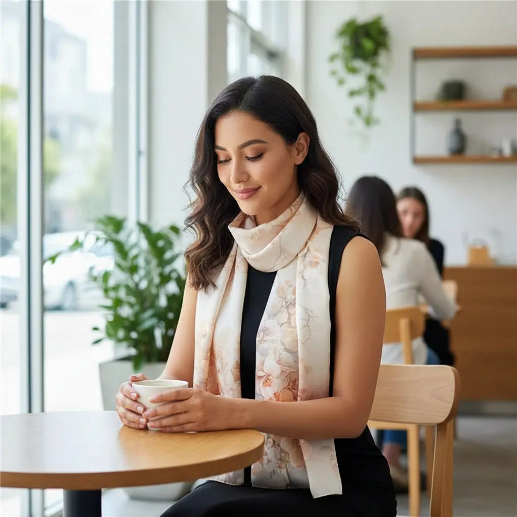 Foulard Soie - HYEBIN - Coeur de Foulard