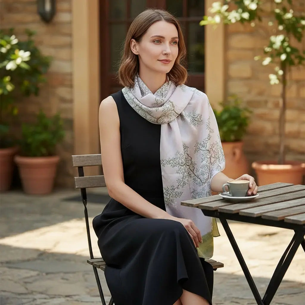 Foulard Soie - HYEJIN - Coeur de Foulard