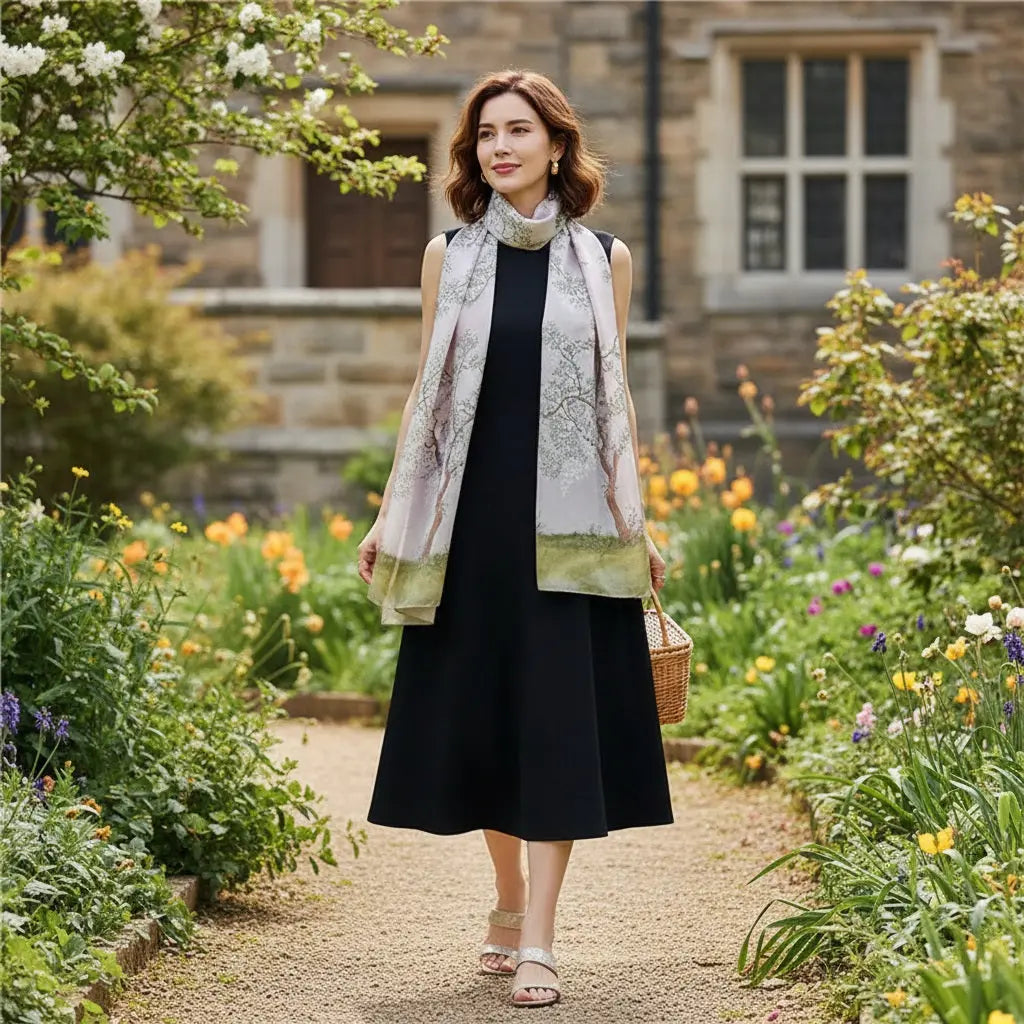 Foulard Soie - HYEJIN - Coeur de Foulard