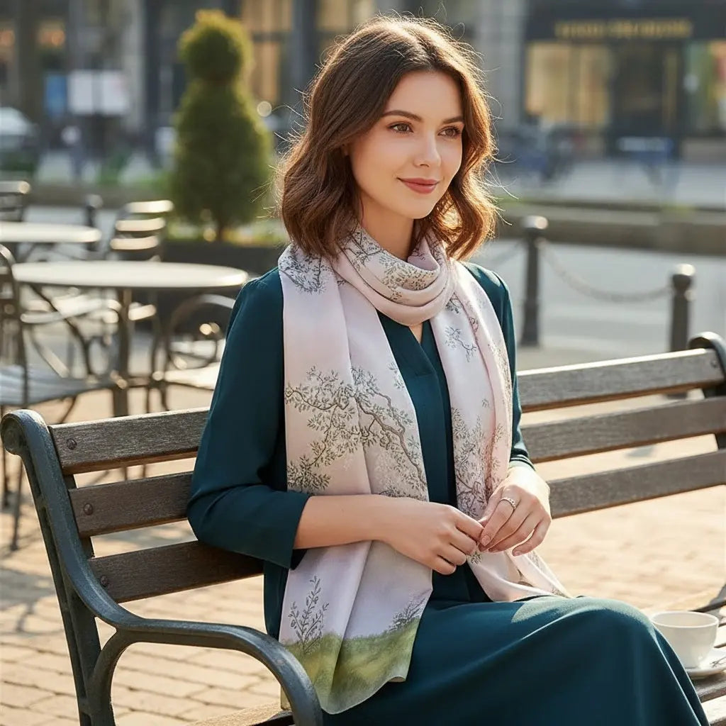 Foulard Soie - HYEJIN - Coeur de Foulard