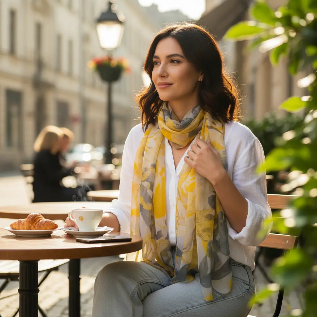 Foulard Soie - ICHIKA Coeur de Foulard