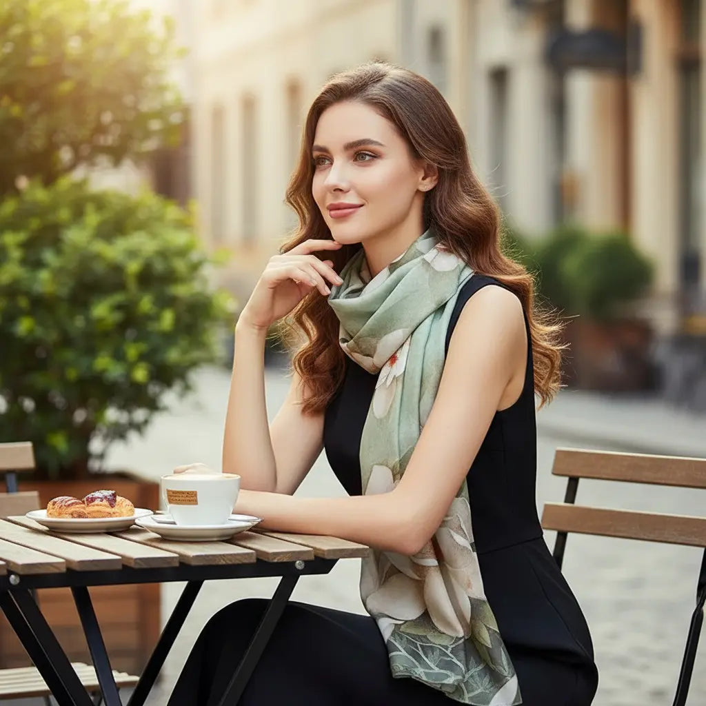 Foulard Soie - JIA - Coeur de Foulard