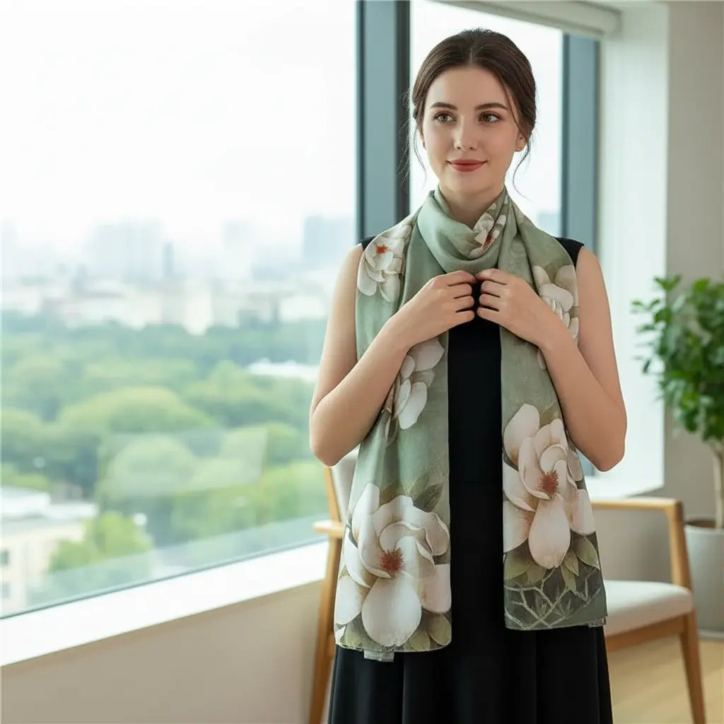 Foulard Soie - JIA - Coeur de Foulard