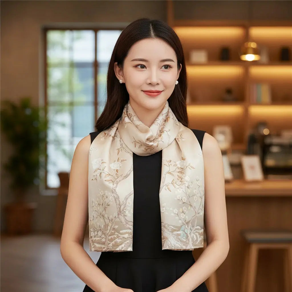 Foulard Soie - JIMIN - Coeur de Foulard