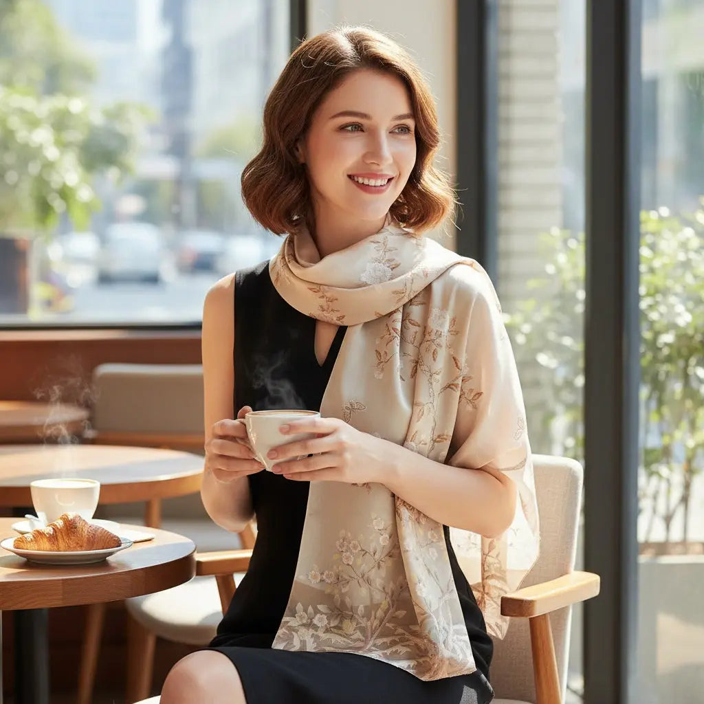 Foulard Soie - JIMIN - Coeur de Foulard