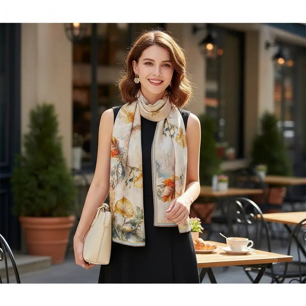 Foulard Soie - JITSUKO - Coeur de Foulard