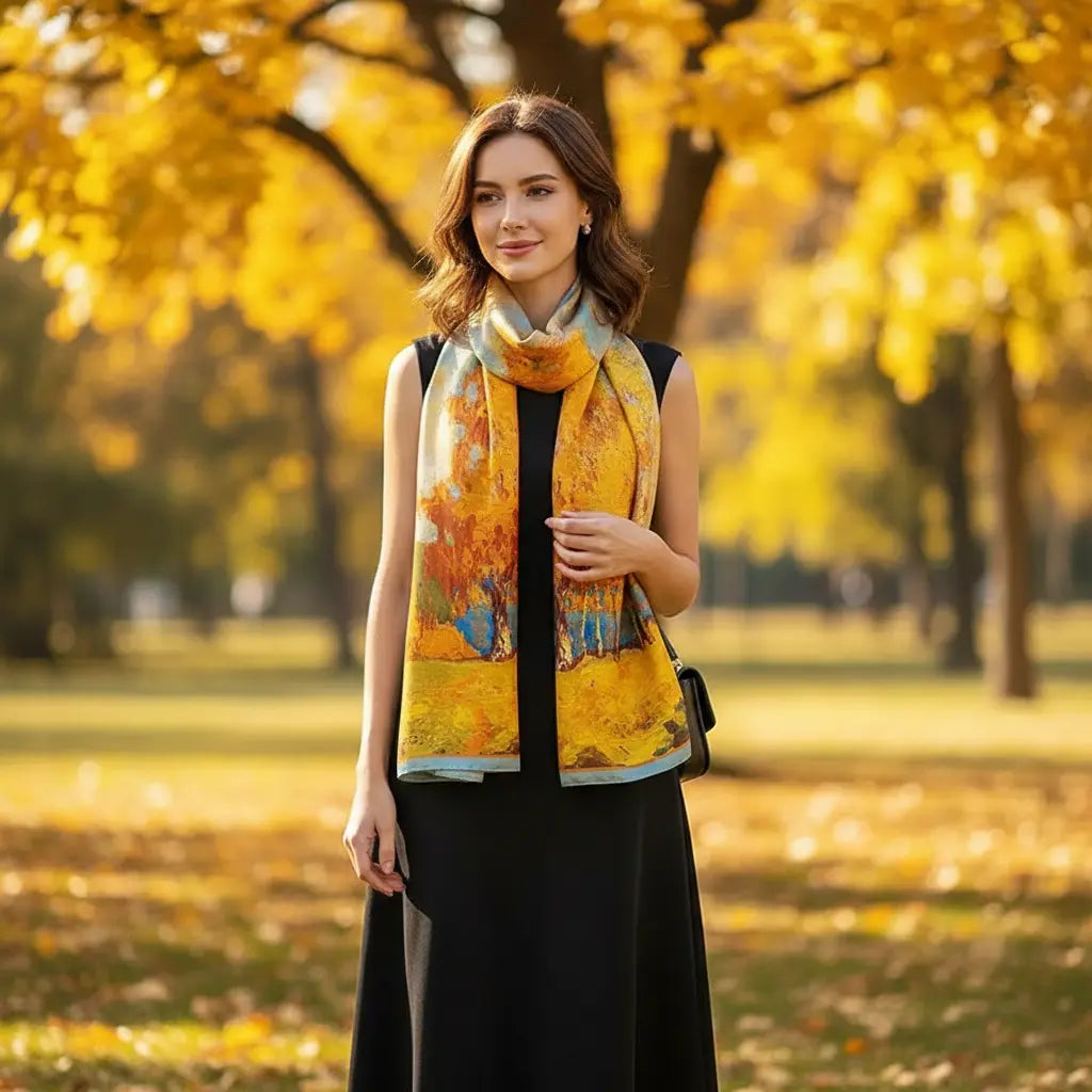 Foulard Soie - JIYEON - Coeur de Foulard