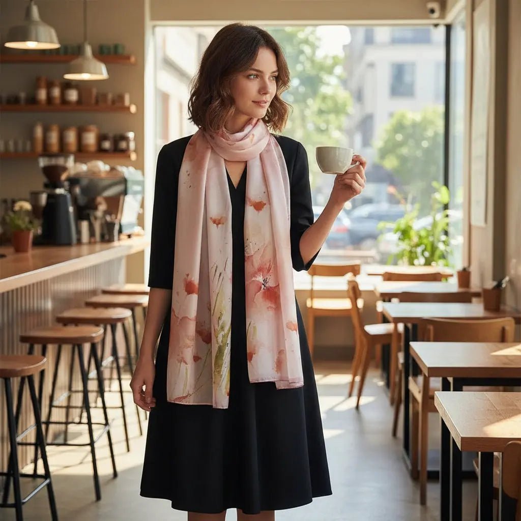 Foulard Soie - JUN - Coeur de Foulard