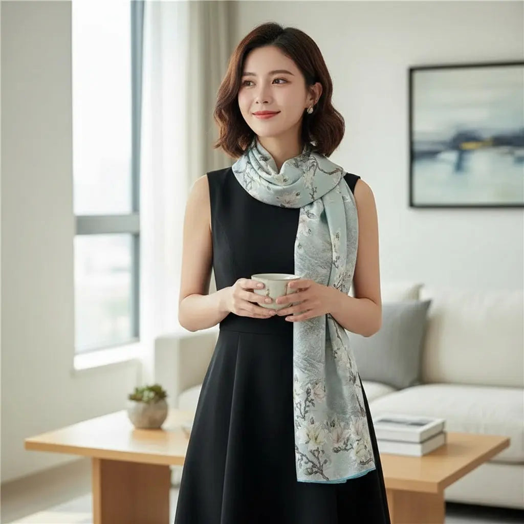Foulard Soie - JURI - Coeur de Foulard