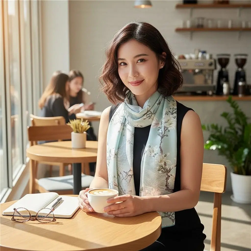 Foulard Soie - JURI Coeur de Foulard