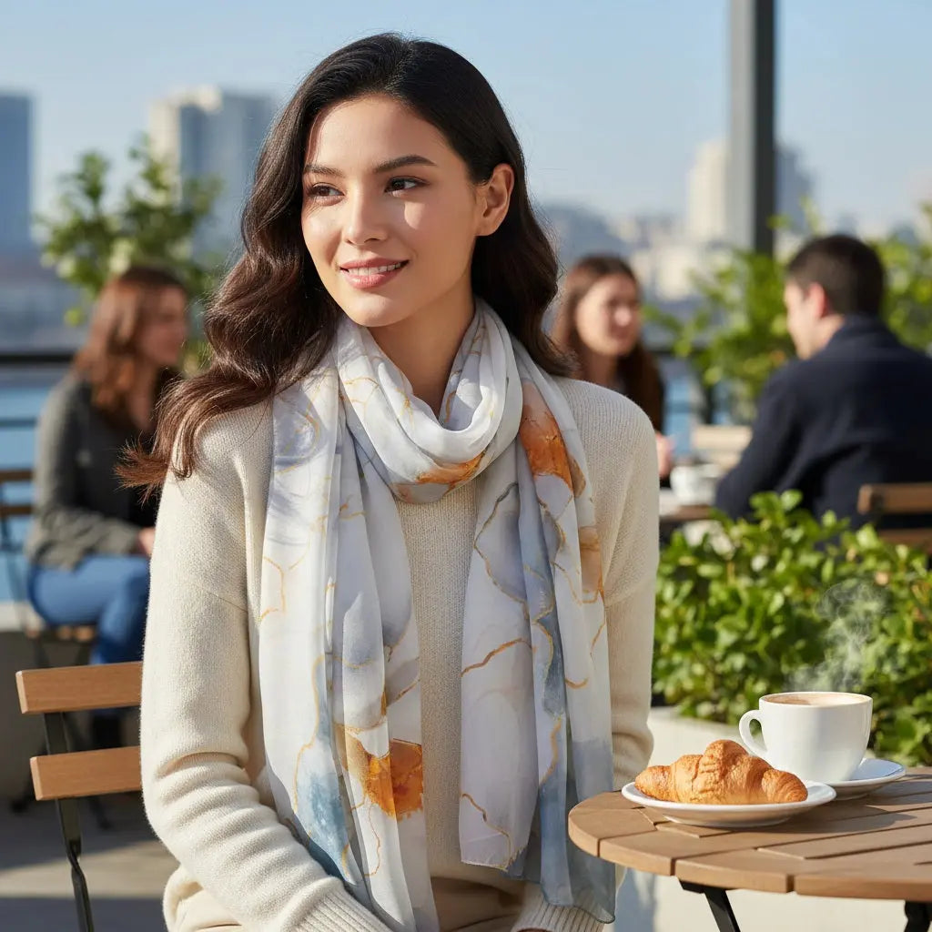 Foulard Soie - KAEDE - Coeur de Foulard