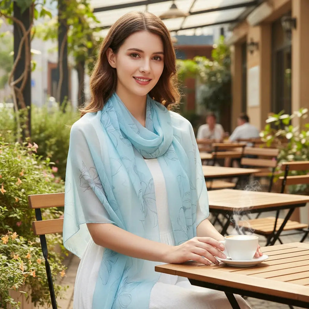 Foulard Soie - KAORI - Coeur de Foulard