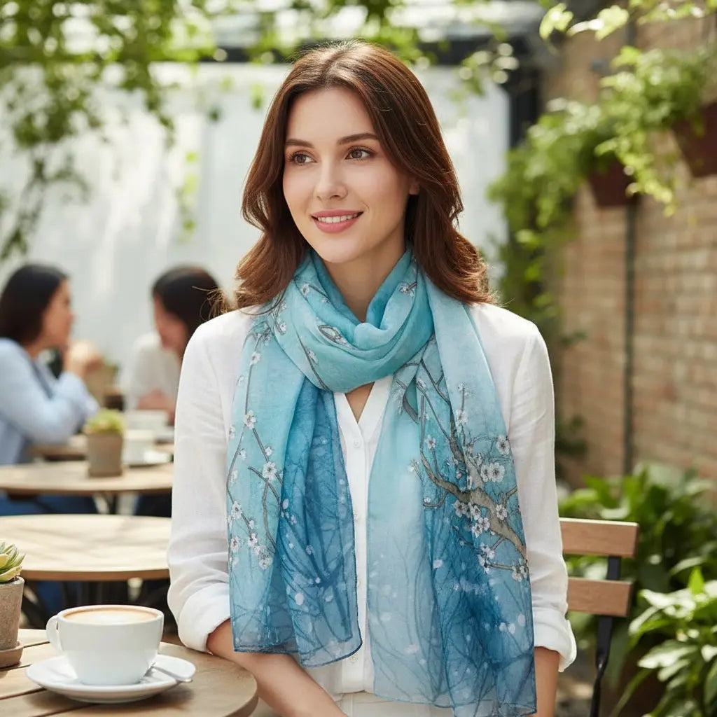 Foulard Soie - KEIKO - Coeur de Foulard