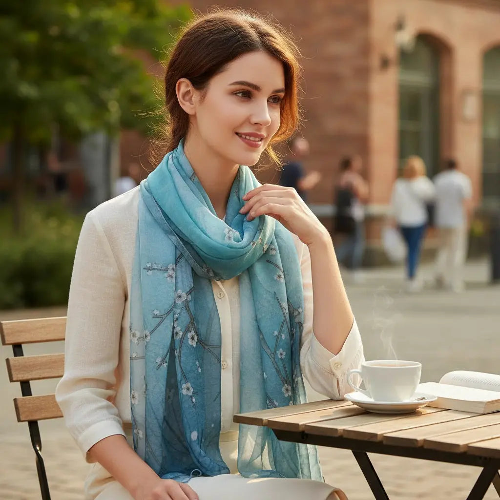 Foulard Soie - KEIKO - Coeur de Foulard