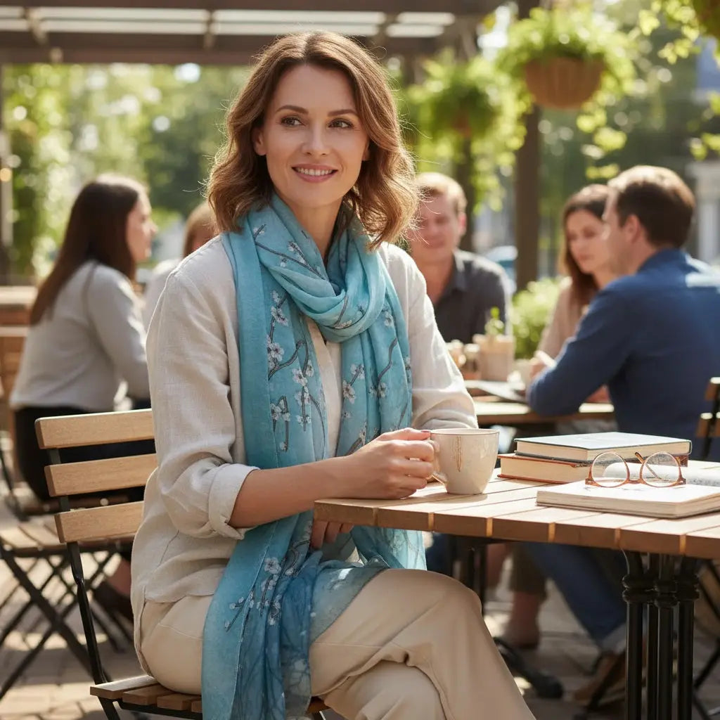 Foulard Soie - KEIKO - Coeur de Foulard