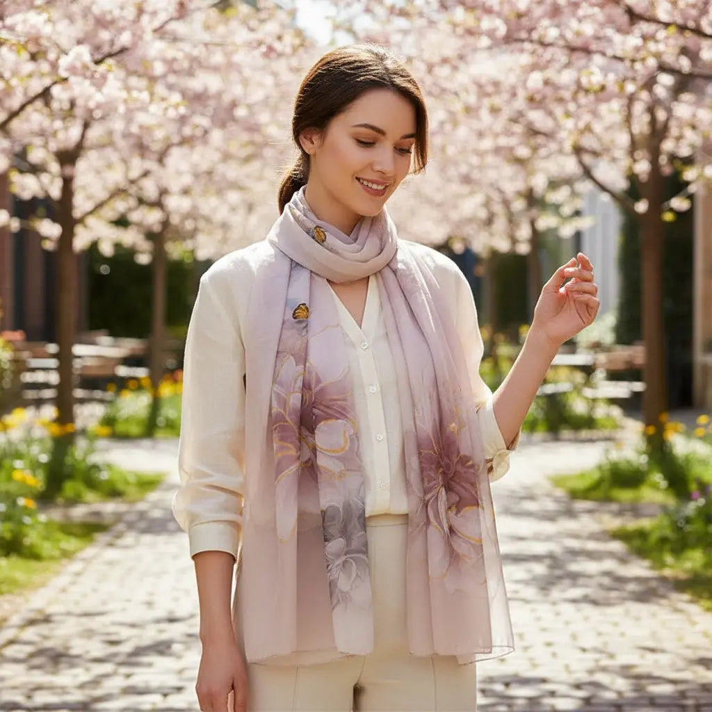 Foulard Soie - KIMIKO - Coeur de Foulard