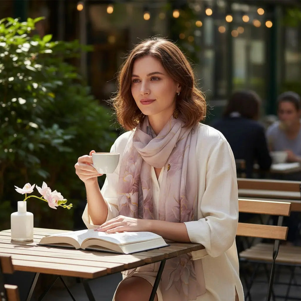 Foulard Soie - KIMIKO - Coeur de Foulard