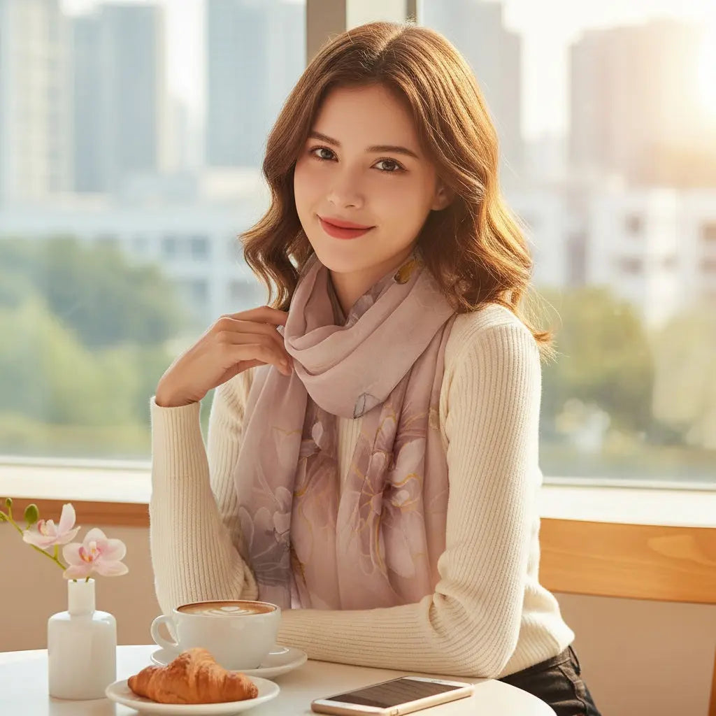 Foulard Soie - KIMIKO - Coeur de Foulard