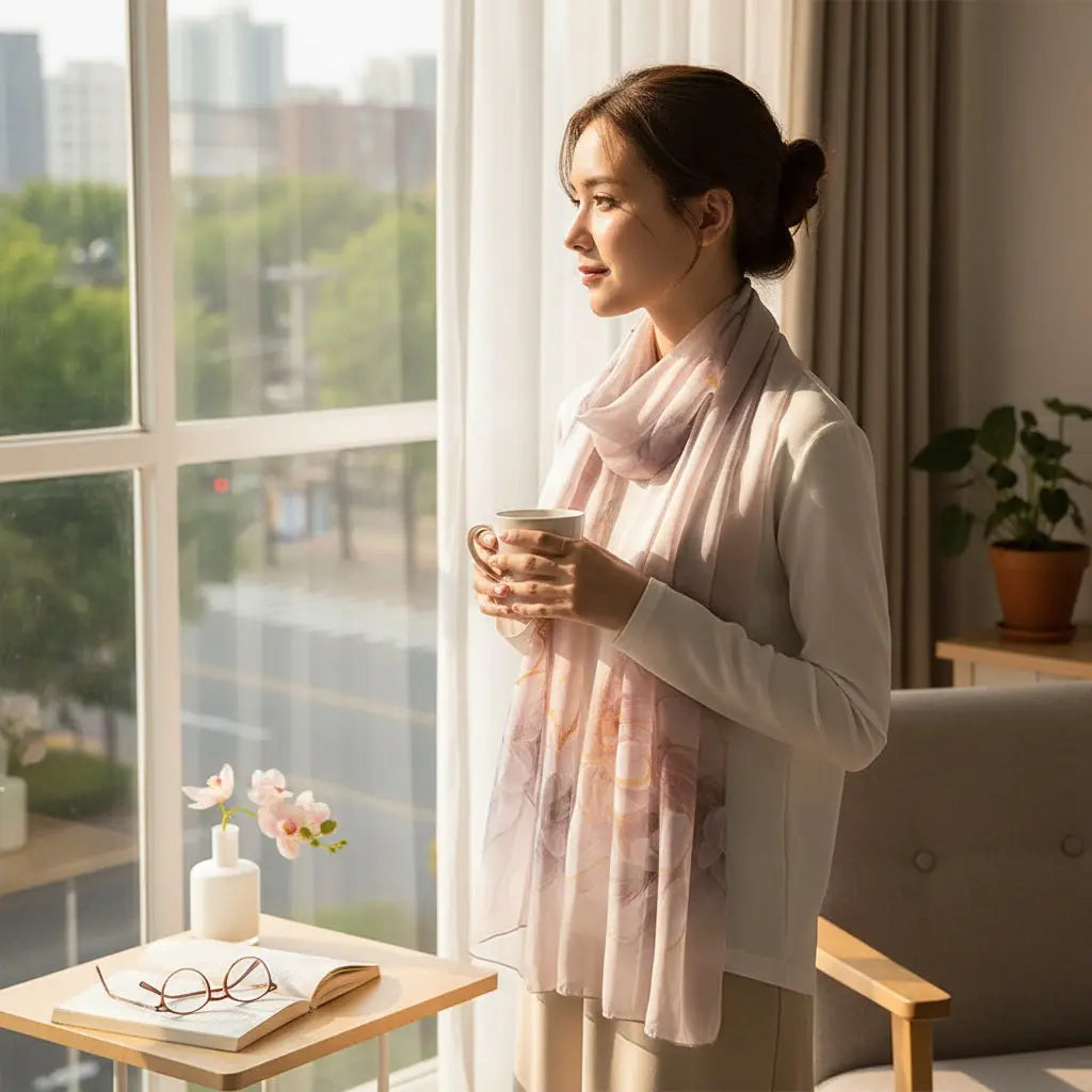 Foulard Soie - KIMIKO - Coeur de Foulard