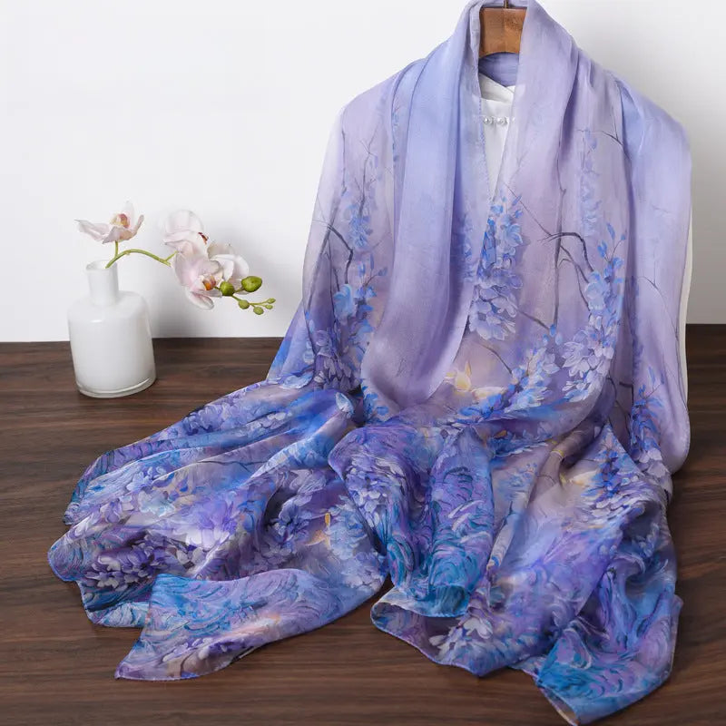 Foulard Soie - MEGUMI - Coeur de Foulard