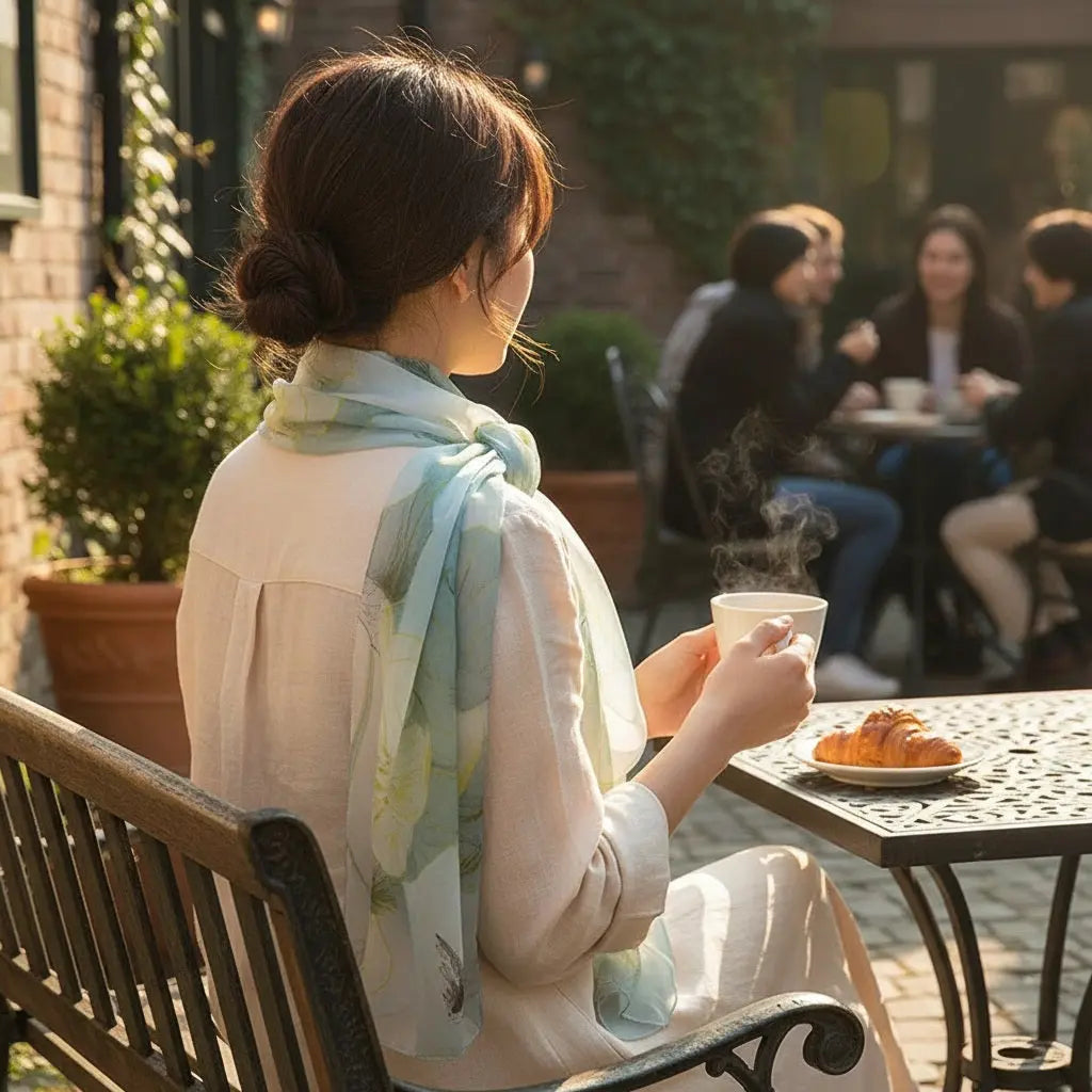 Foulard Soie - MEI Coeur de Foulard