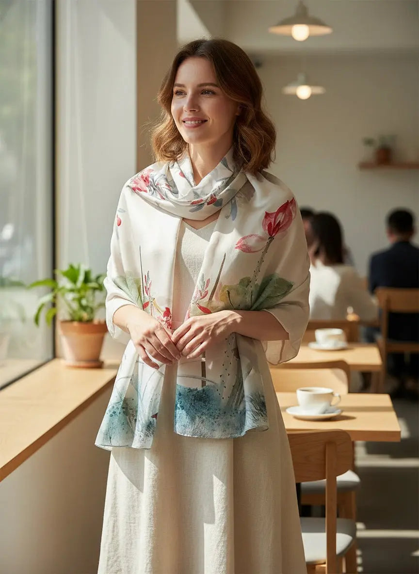 Foulard Soie - MIKI - Coeur de Foulard