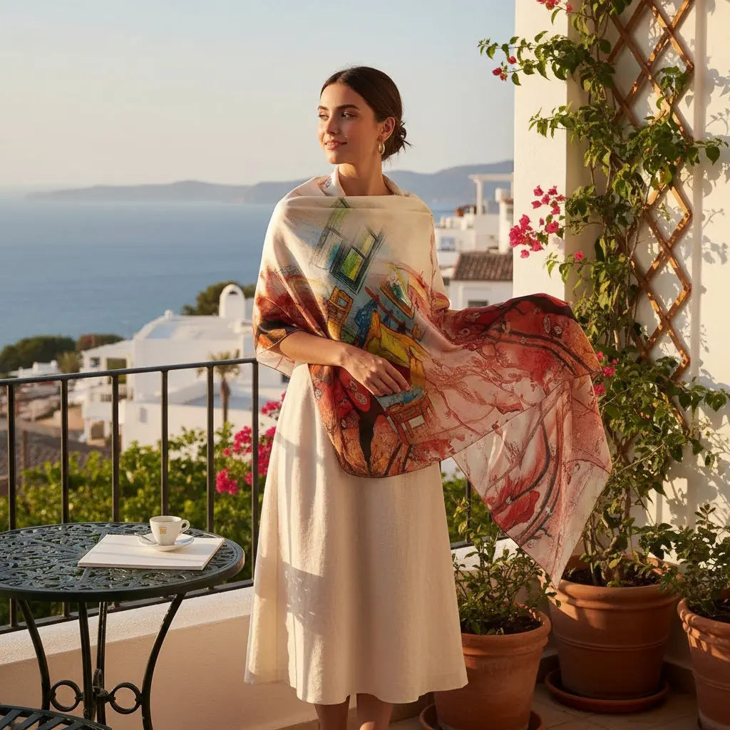 Foulard Soie - MINAMI - Coeur de Foulard