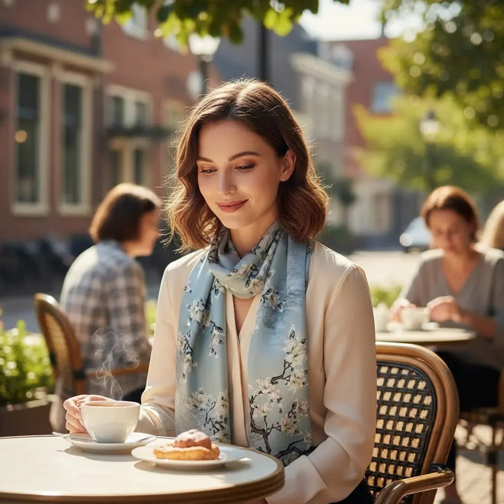 Foulard Soie - NORIKO - Coeur de Foulard