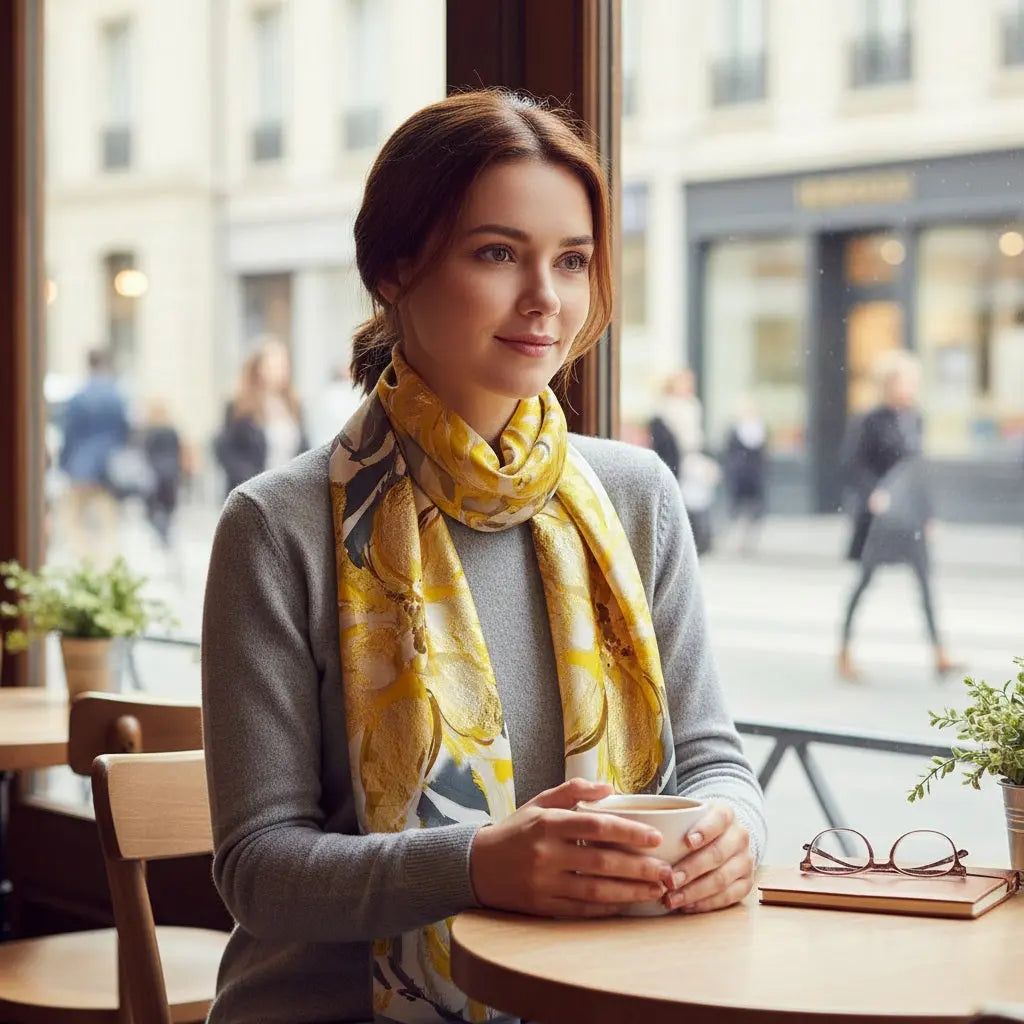 Foulard Soie - REI Coeur de Foulard