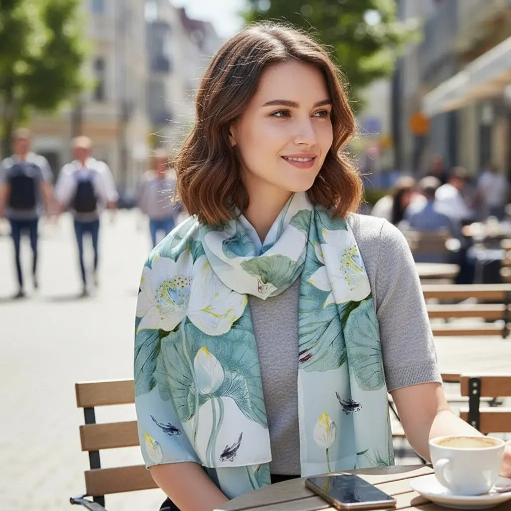 Foulard Soie - RIKA - Coeur de Foulard
