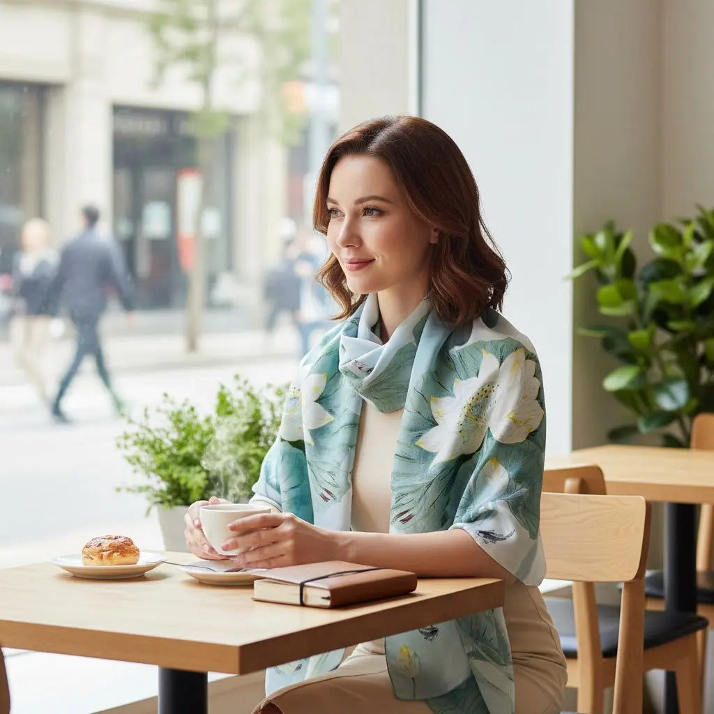 Foulard Soie - RIKA - Coeur de Foulard