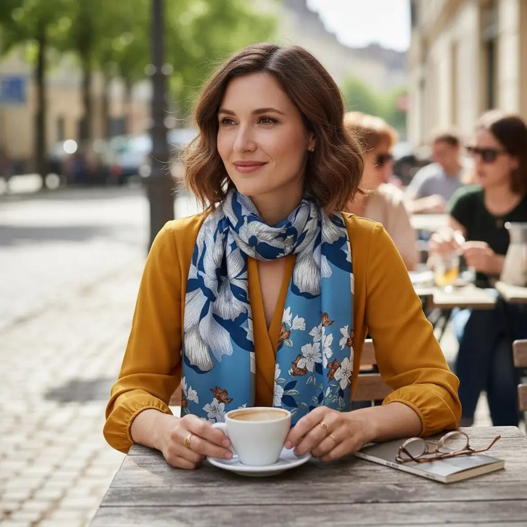 Foulard Soie - SAKI - Coeur de Foulard