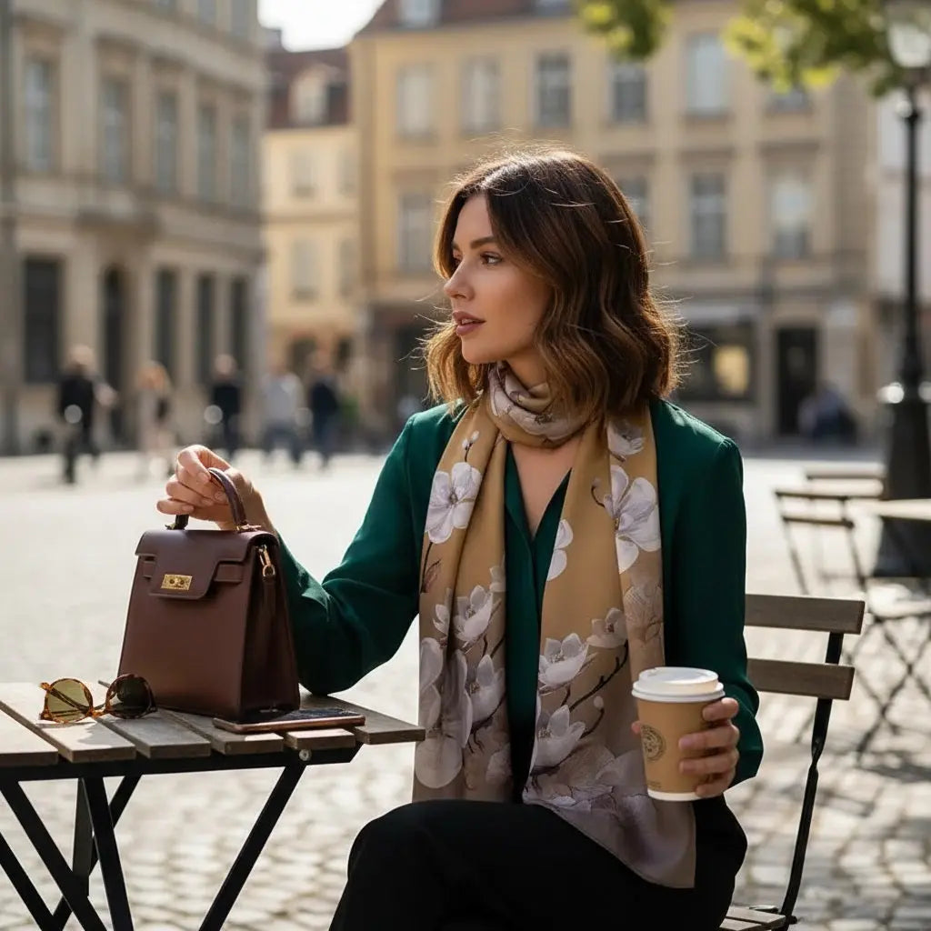 Foulard Soie - YOKO - Coeur de Foulard