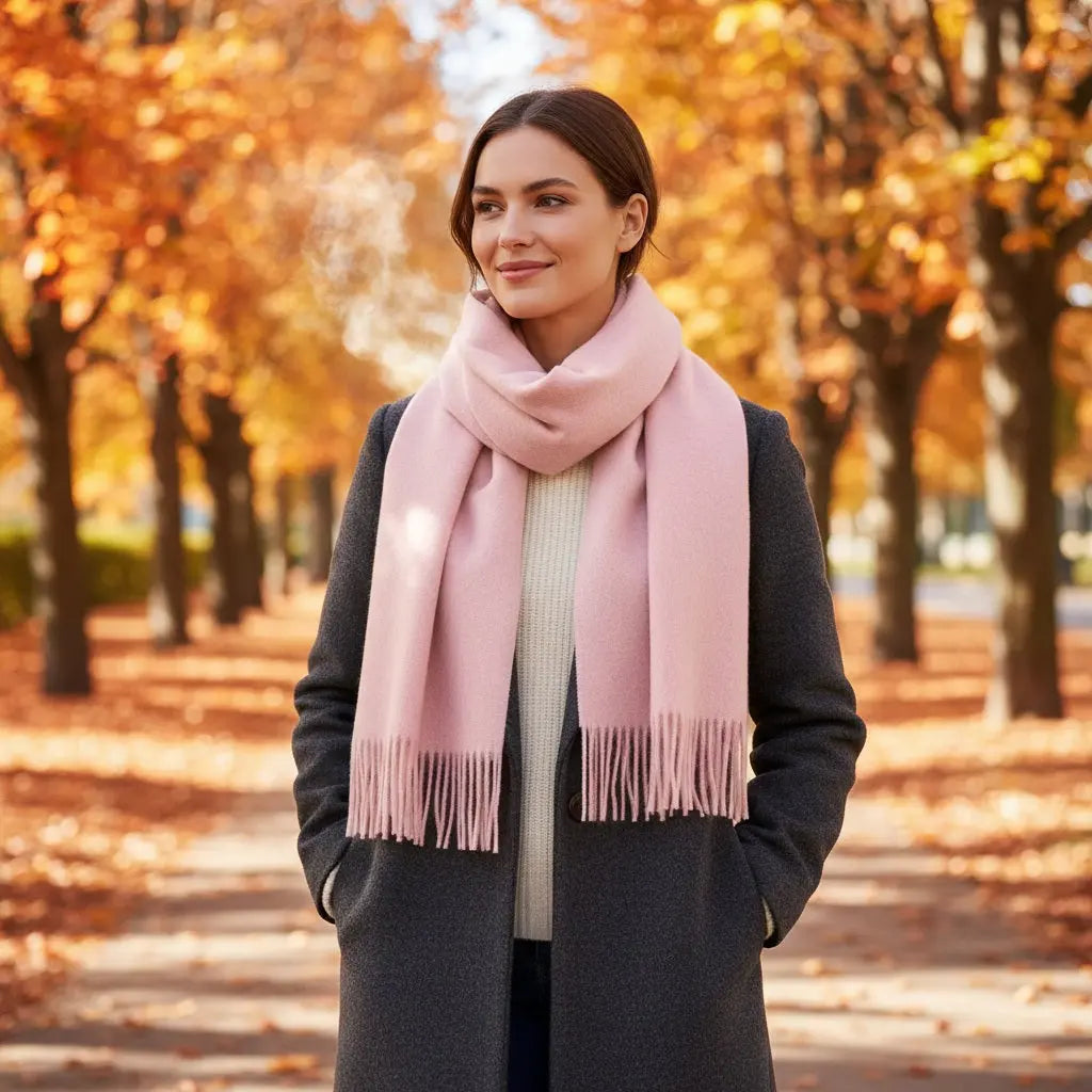 Grande écharpe femme HALLDORA - Coeur de Foulard