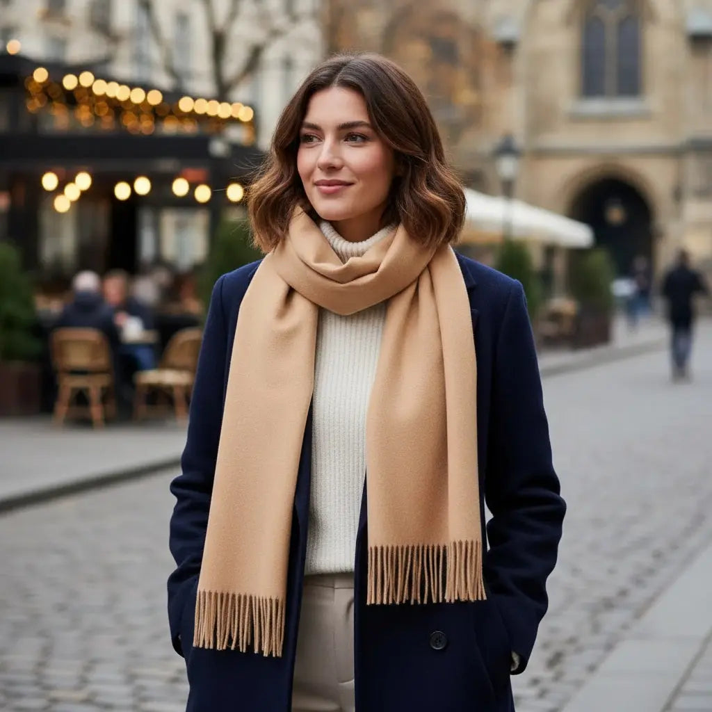 Grande écharpe femme HELMI - Coeur de Foulard