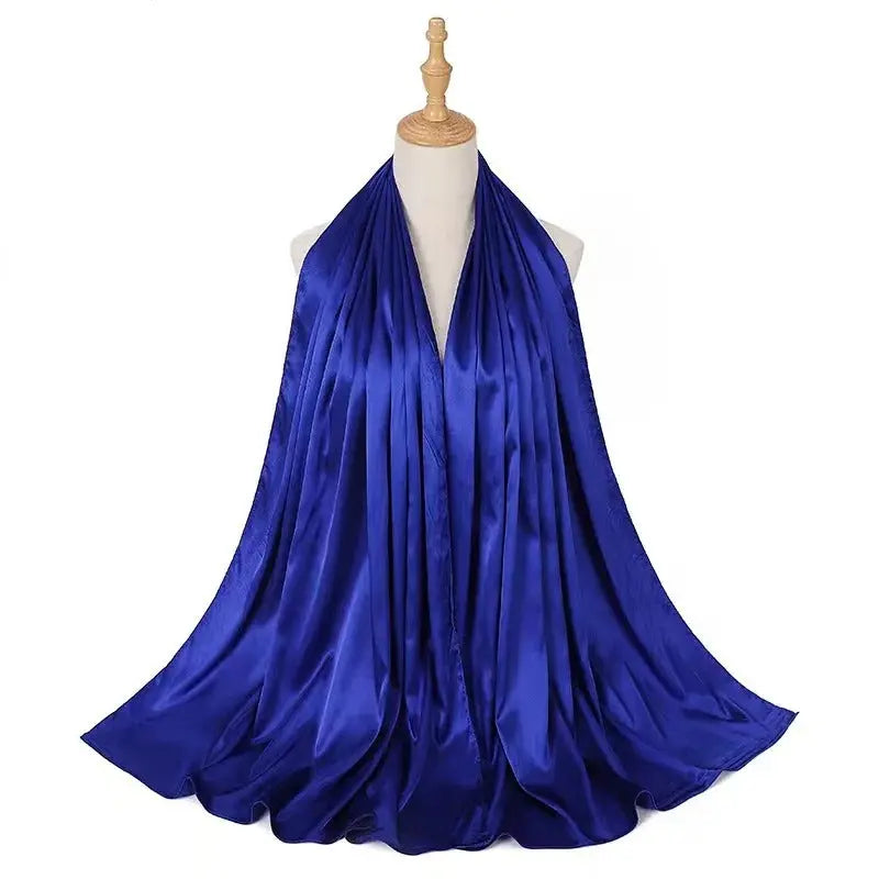 Hijab bleu royal - DALIA - Coeur de Foulard