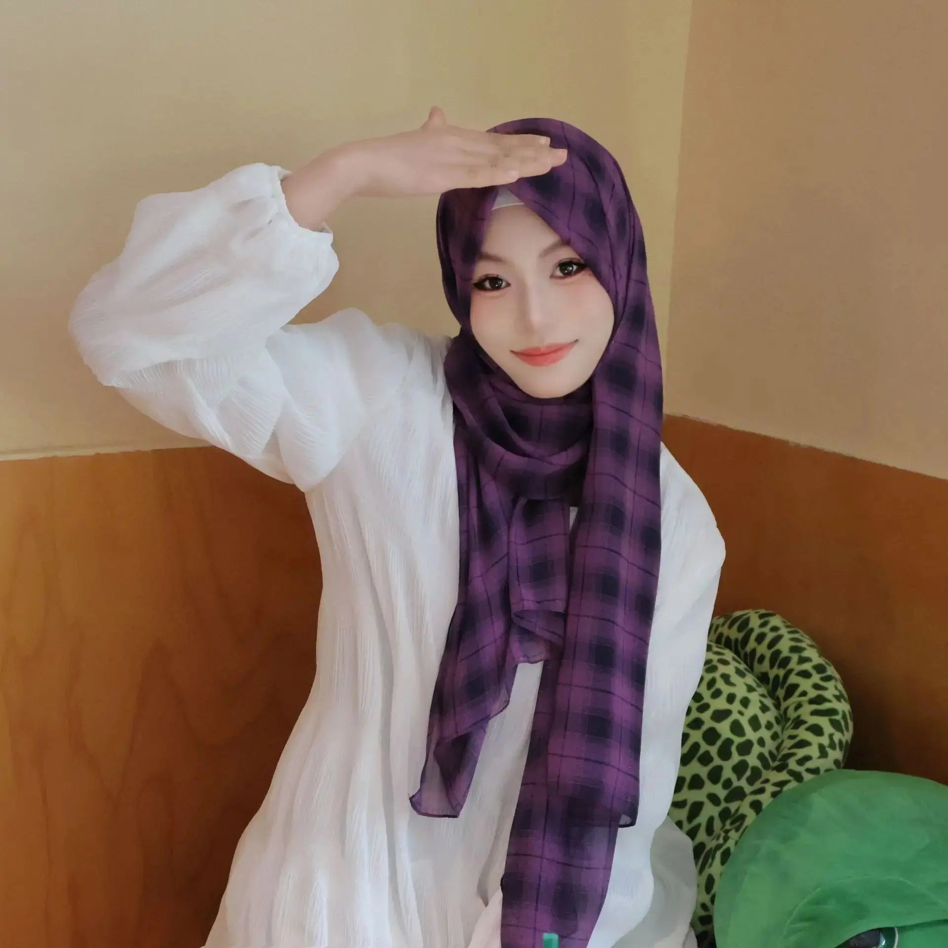 Hijab femme - FAWZIA - Coeur de Foulard