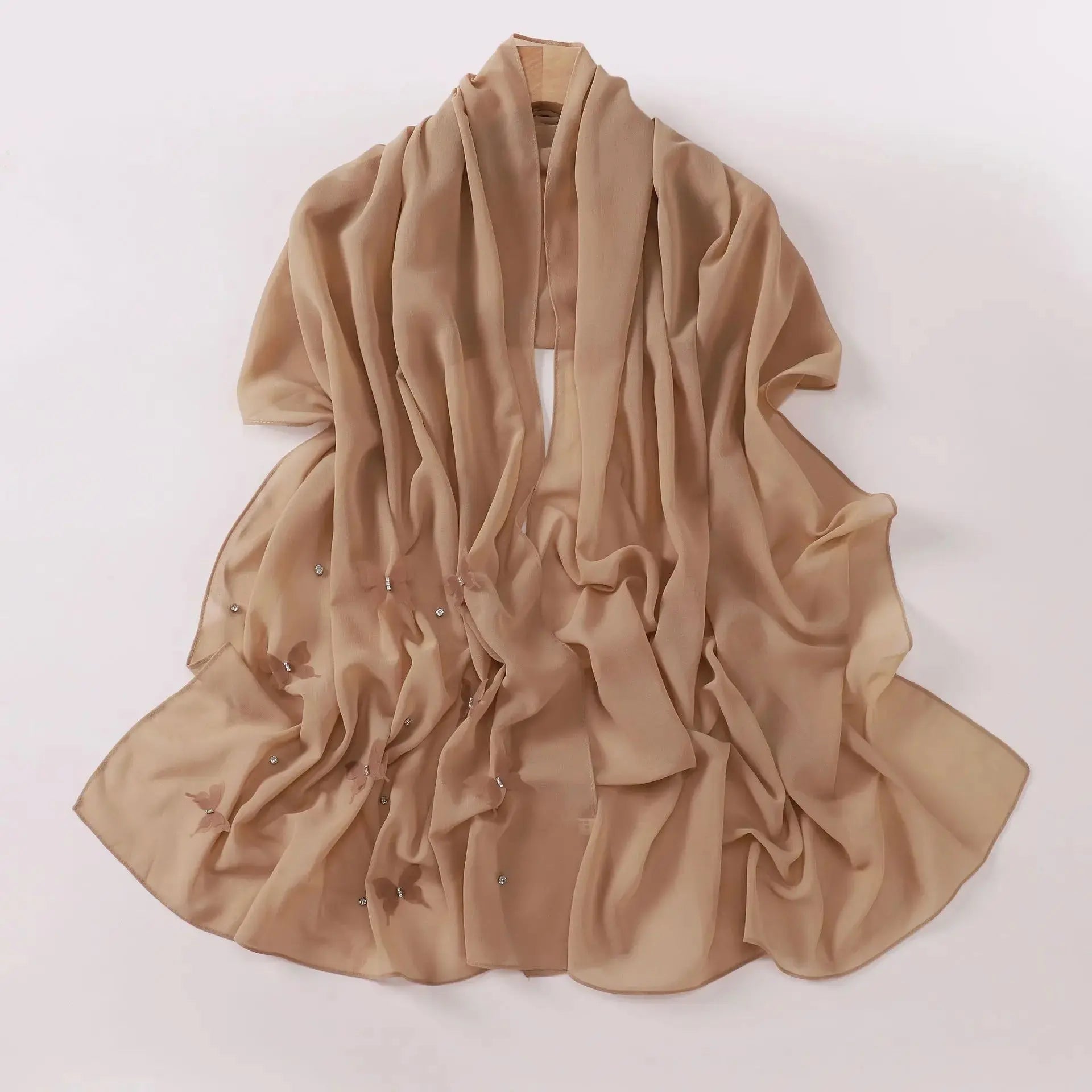 Hijab kaki - ASMAE - Coeur de Foulard