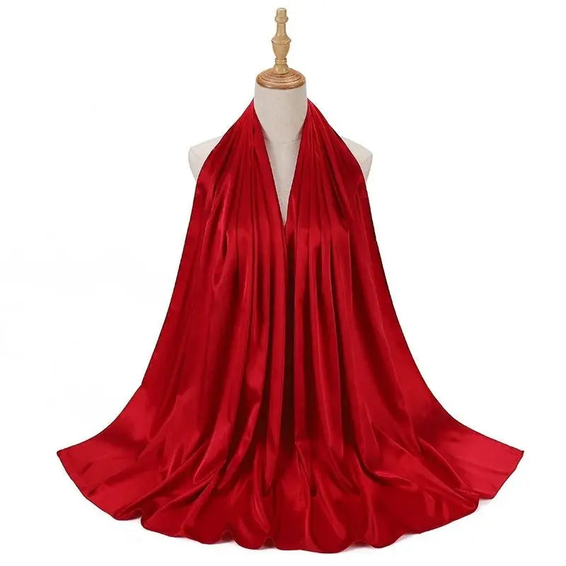 Hijab rouge - ESSIA - Coeur de Foulard