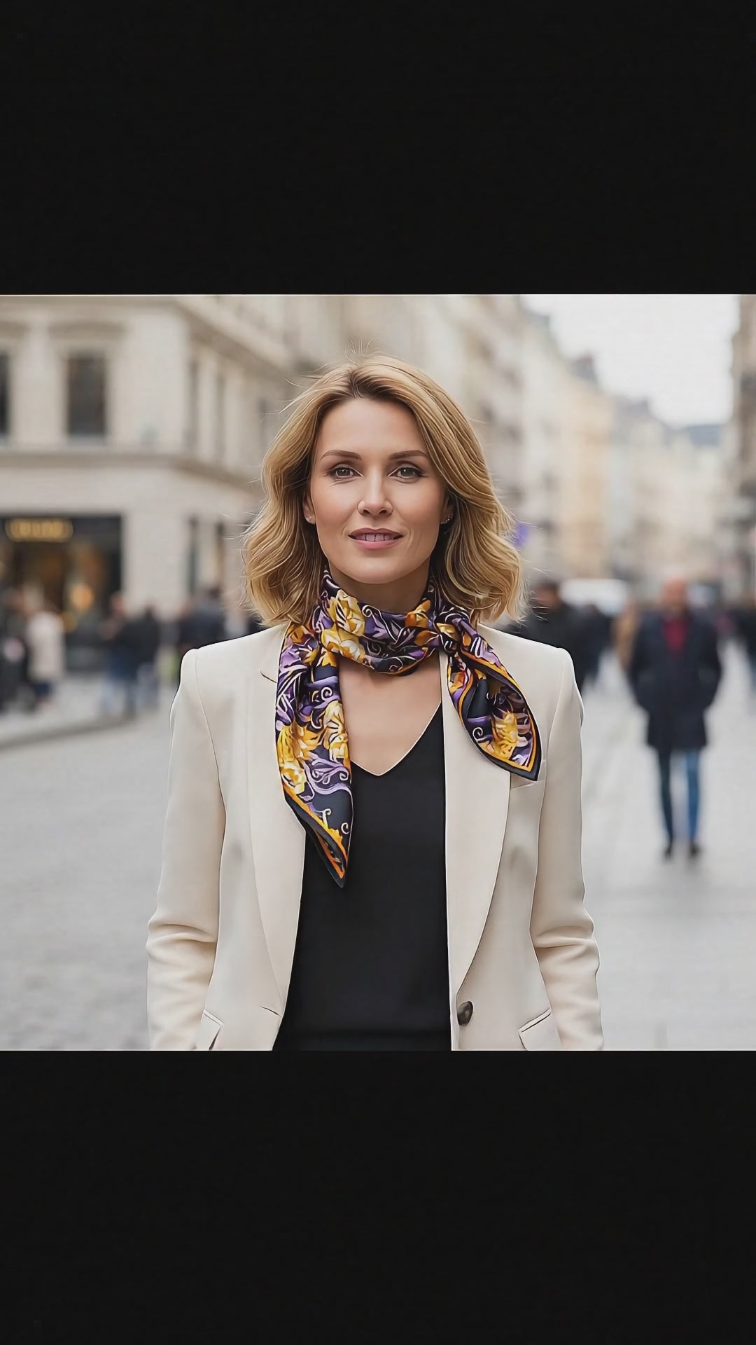 Carré de Soie - EVA - Coeur de Foulard