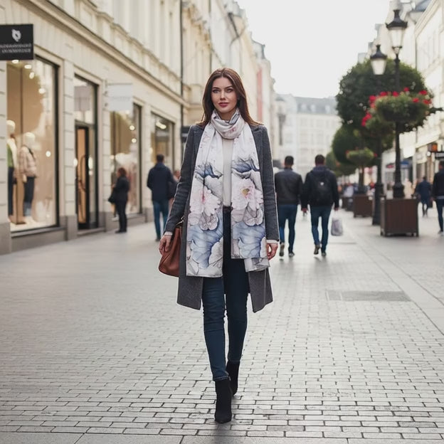 Foulard Soie - ANIKA - Coeur de Foulard